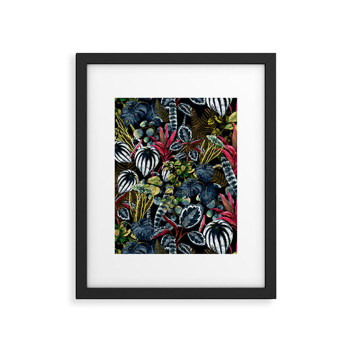 Tropical Night Garden  XX Framed Art Print Gallery Image 1