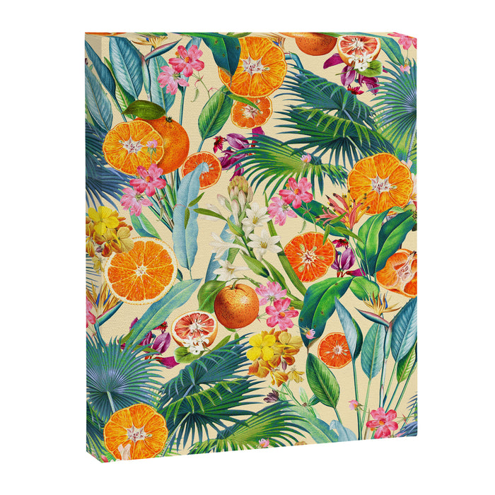 Tropical Orange Garden II Canvas Print Gallery Image 1