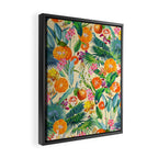 Tropical Orange Garden II Framed Canvas Print Gallery Image 2