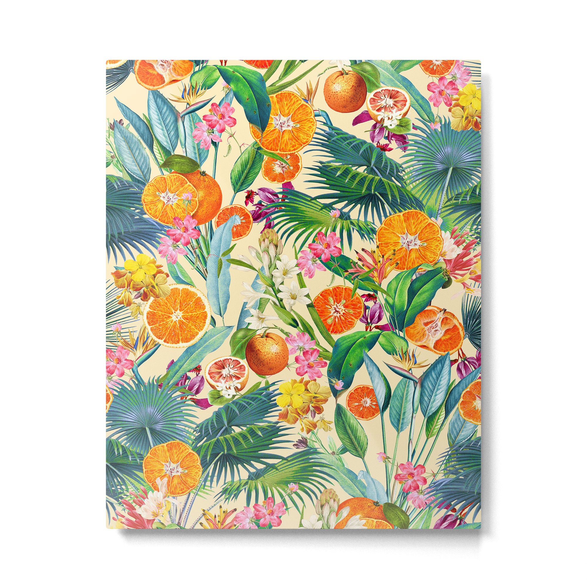 Tropical Orange Garden II Metal Print Gallery Image 6
