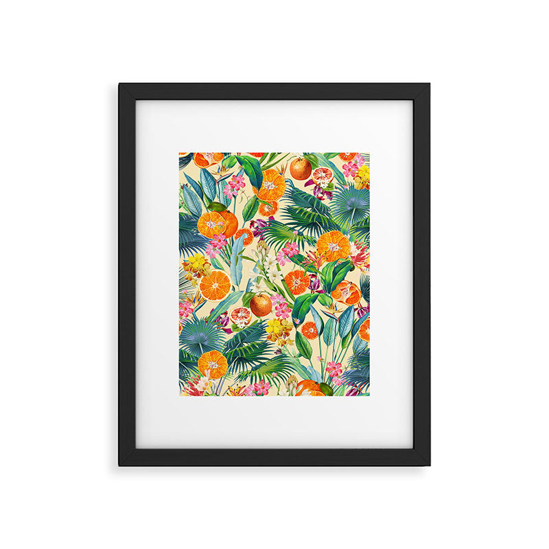 Tropical Orange Garden II Framed Art Print Gallery Image 6