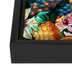 Tropical Orange Garden Framed Canvas Print Gallery Image 3