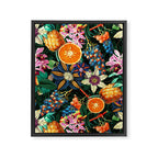 Tropical Orange Garden Framed Canvas Print Gallery Image 6