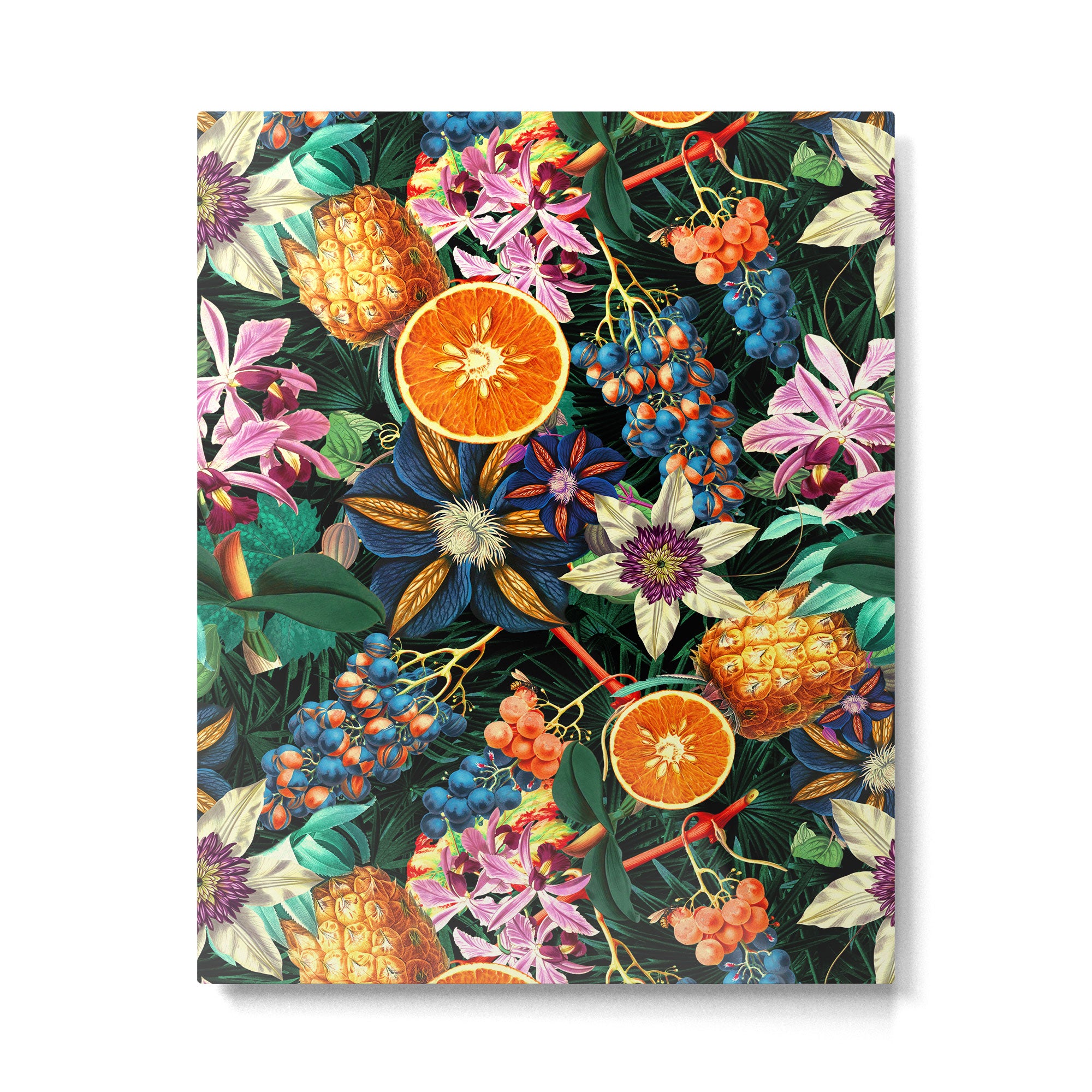 Tropical Orange Garden Metal Print Gallery Image 4
