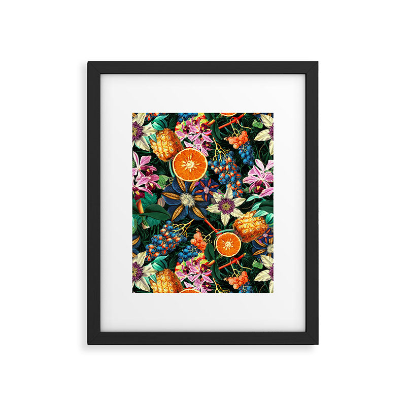 Tropical Orange Garden Framed Art Print Gallery Image 5