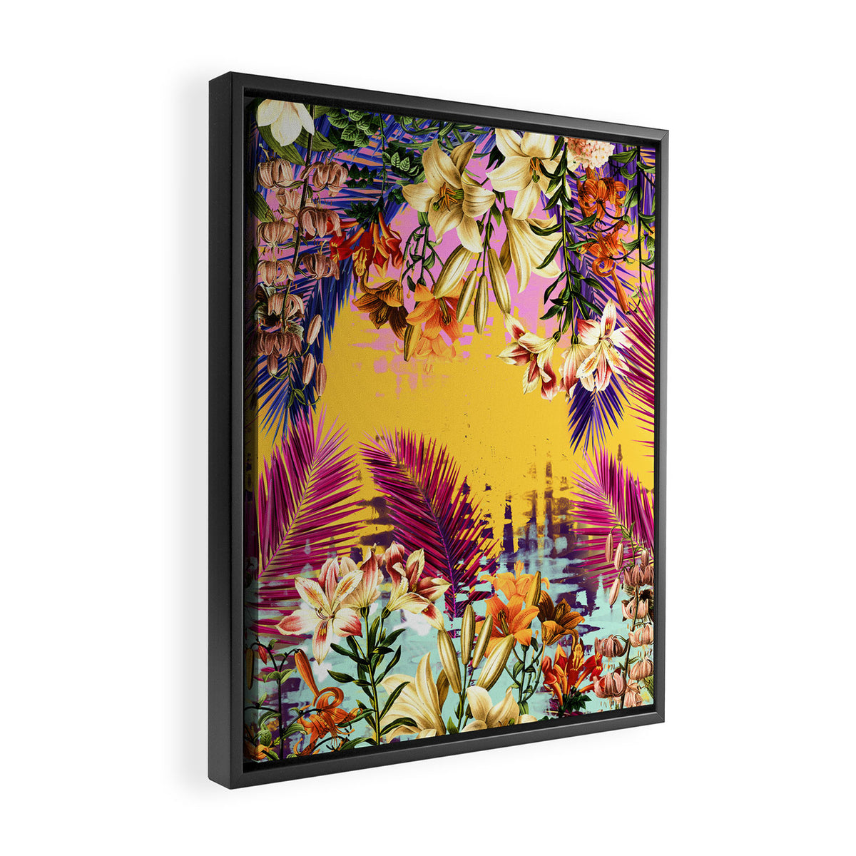 Tropical Time Framed Canvas Print Gallery Image 2