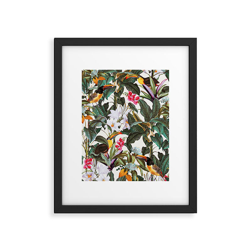 Tropical Toucan Garden Framed Art Print Gallery Image 5