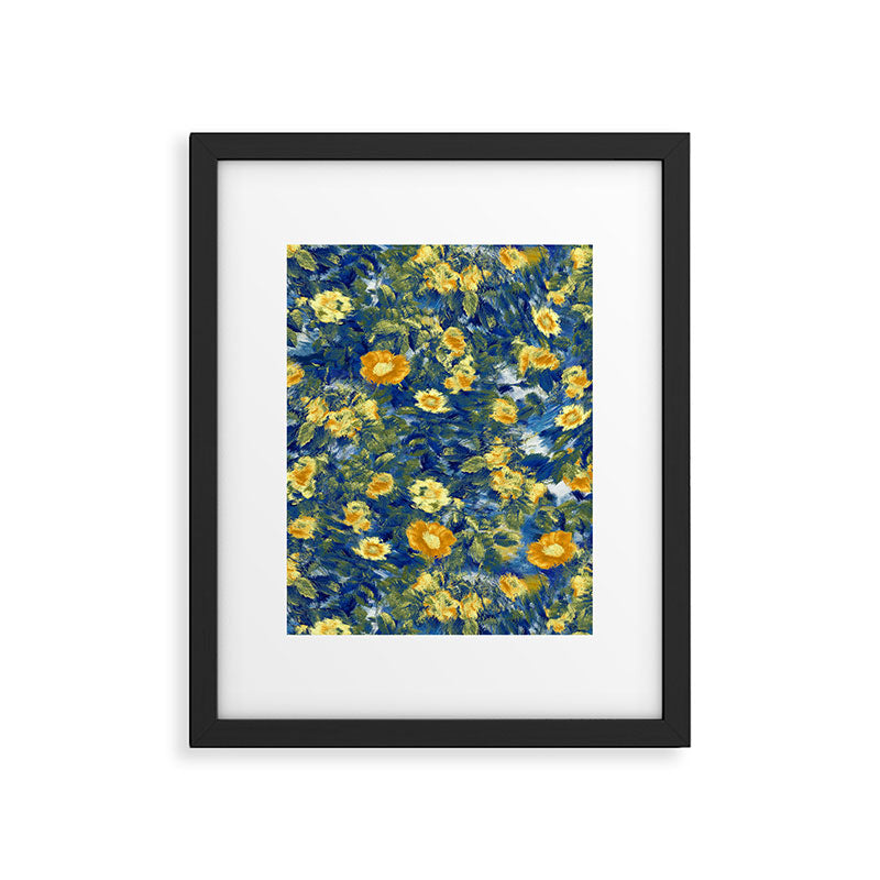 Vincent van Gogh Style Pattern Design Framed Art Print Gallery Image 6