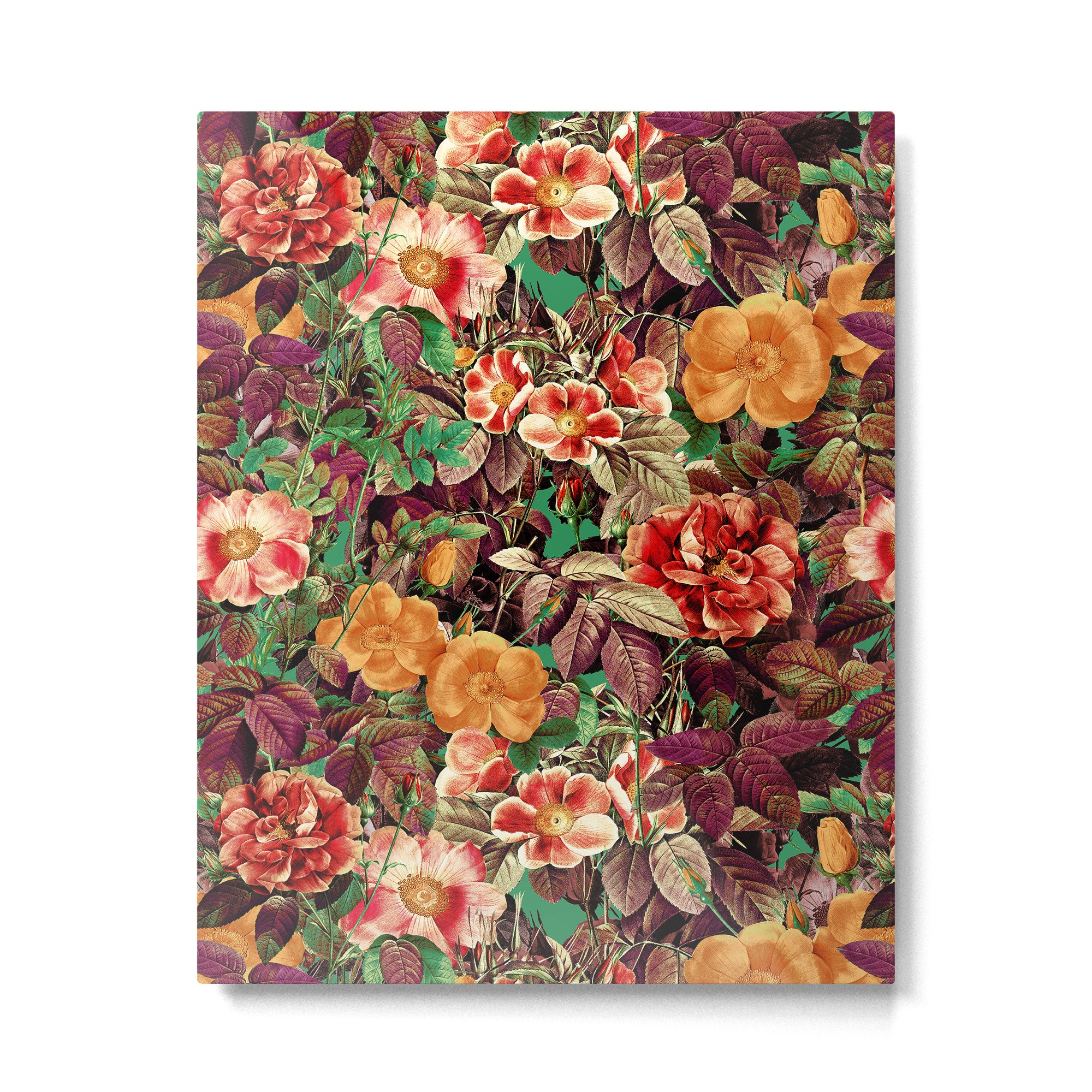 Vintage Exotic Forest Metal Print Gallery Image 6