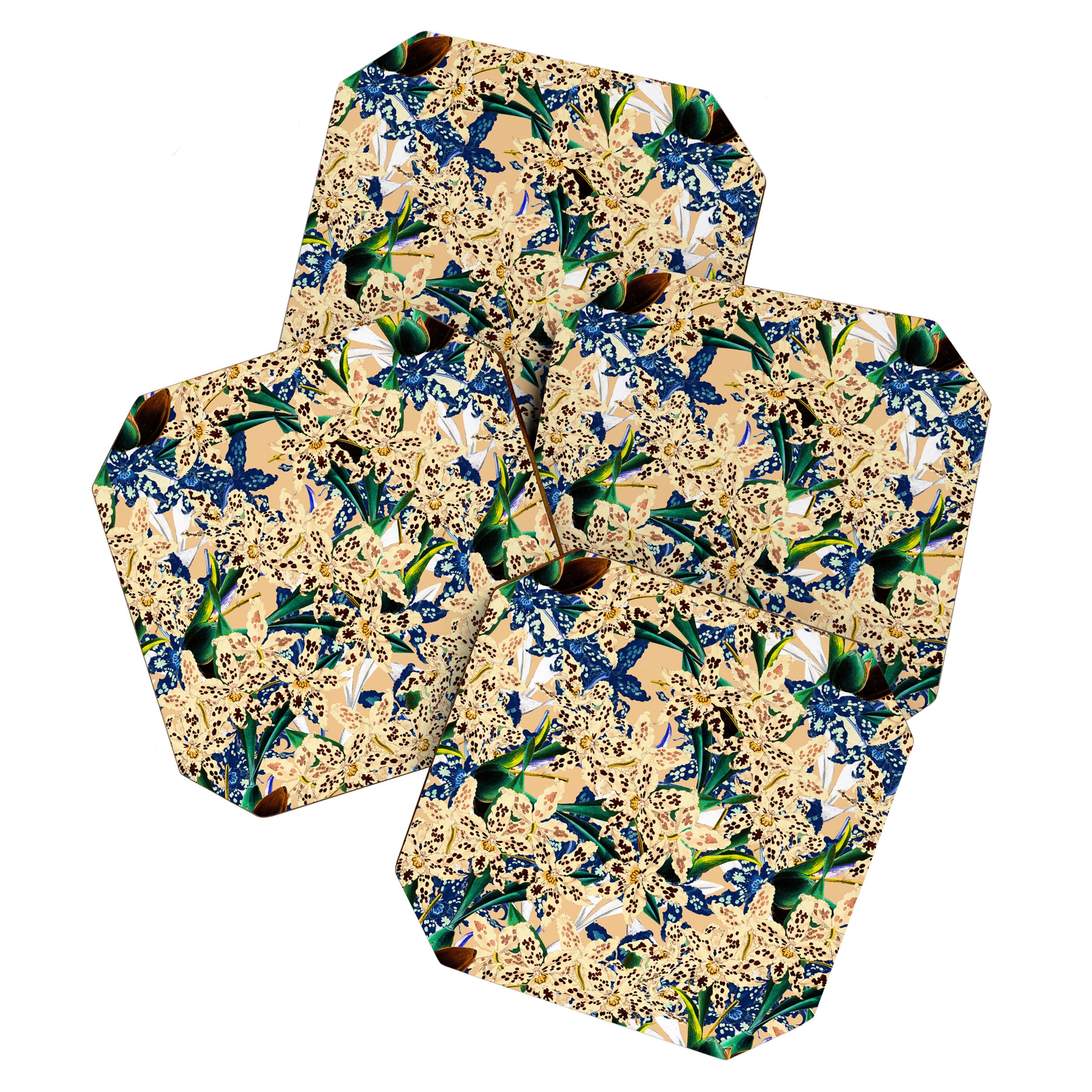 Vintage Exotic Garden Coaster Gallery Image 1