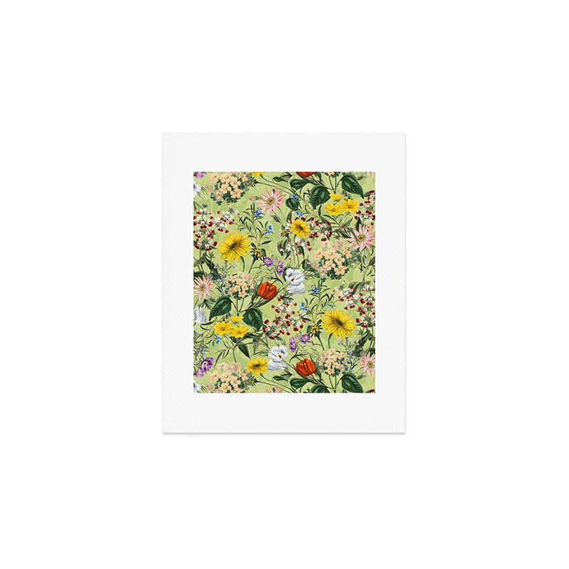 Vintage Floral Garden Art Print Gallery Image 1