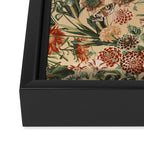 Vintage Flower Garden Framed Canvas Print Gallery Image 3