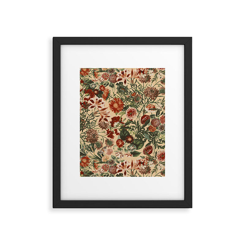 Vintage Flower Garden Framed Art Print Gallery Image 6