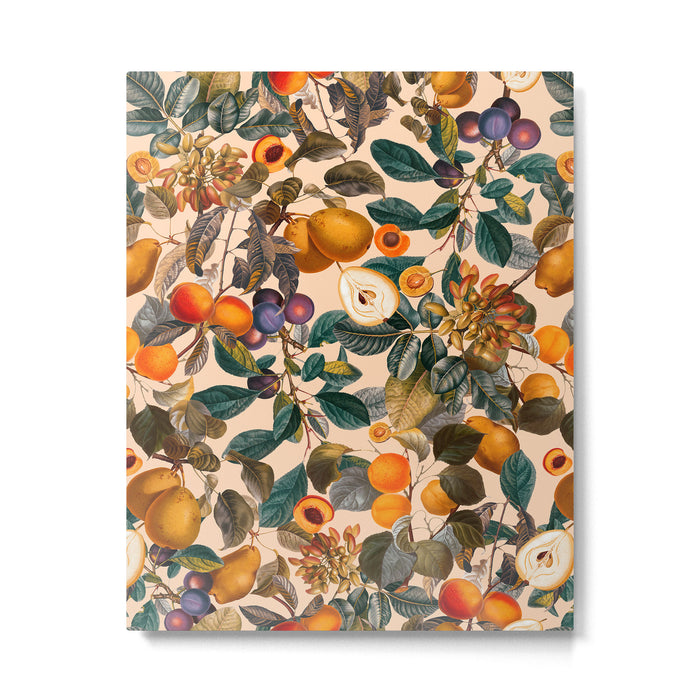 Vintage Fruit Pattern IX Metal Print Gallery Image 1