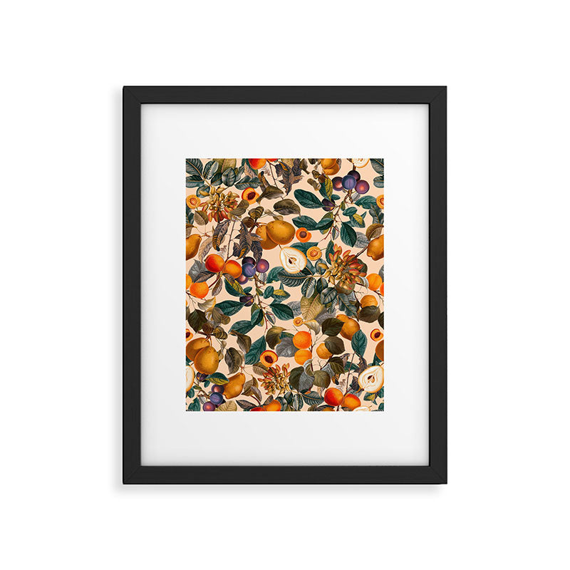 Vintage Fruit Pattern IX Framed Art Print Gallery Image 5