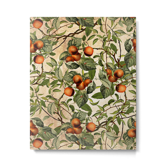 Vintage Fruit Pattern Metal Print Gallery Image 1