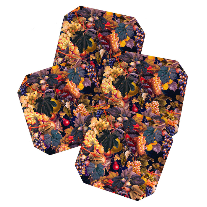 Vintage Fruit Pattern VI Coaster Gallery Image 1