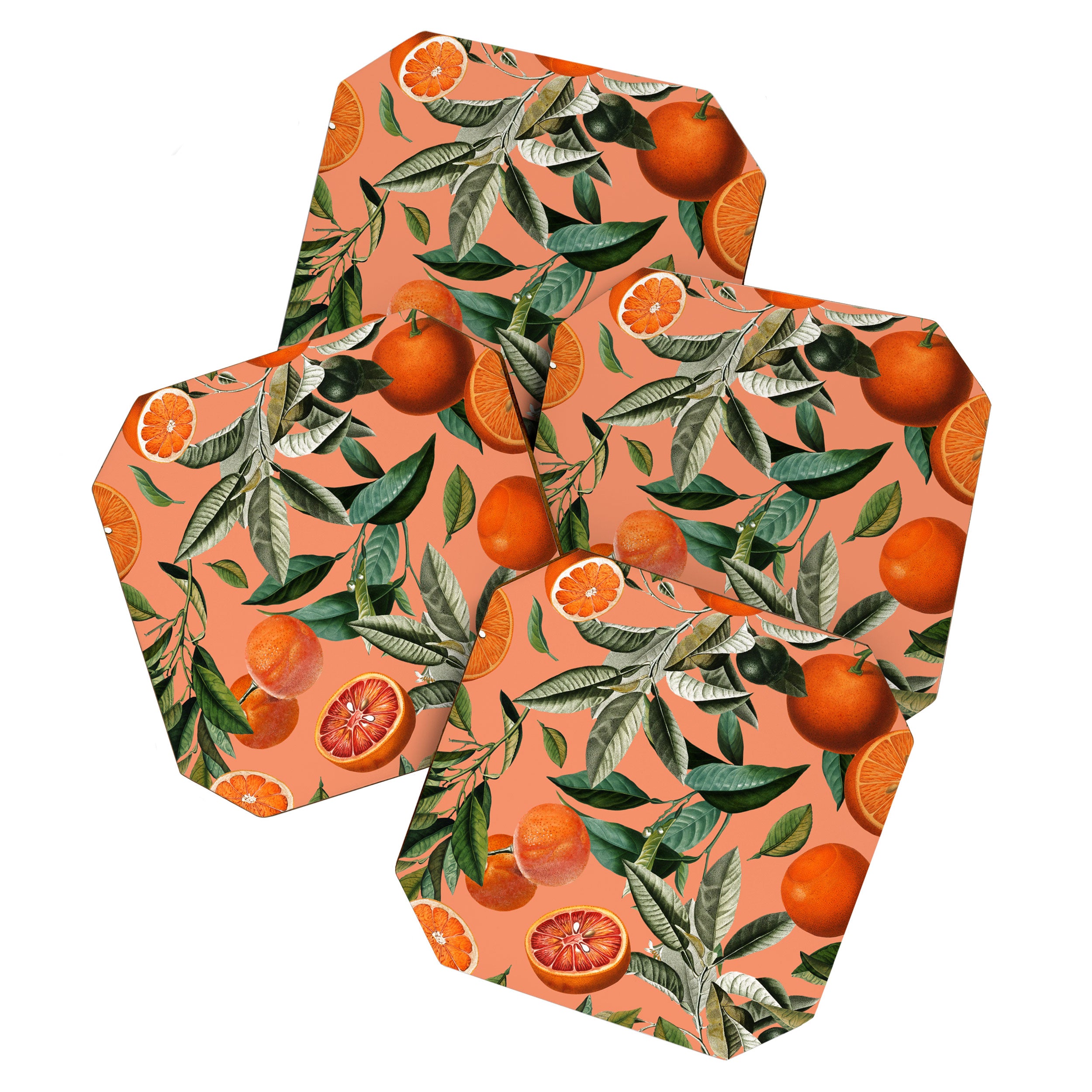 Vintage Fruit Pattern XII Coaster Gallery Image 1