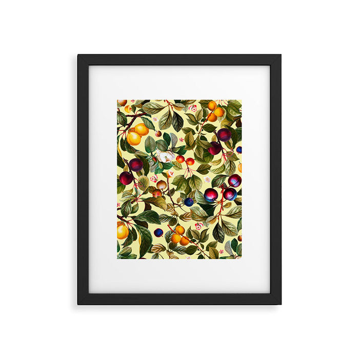 Vintage Fruit Pattern XXI Framed Art Print Gallery Image 1