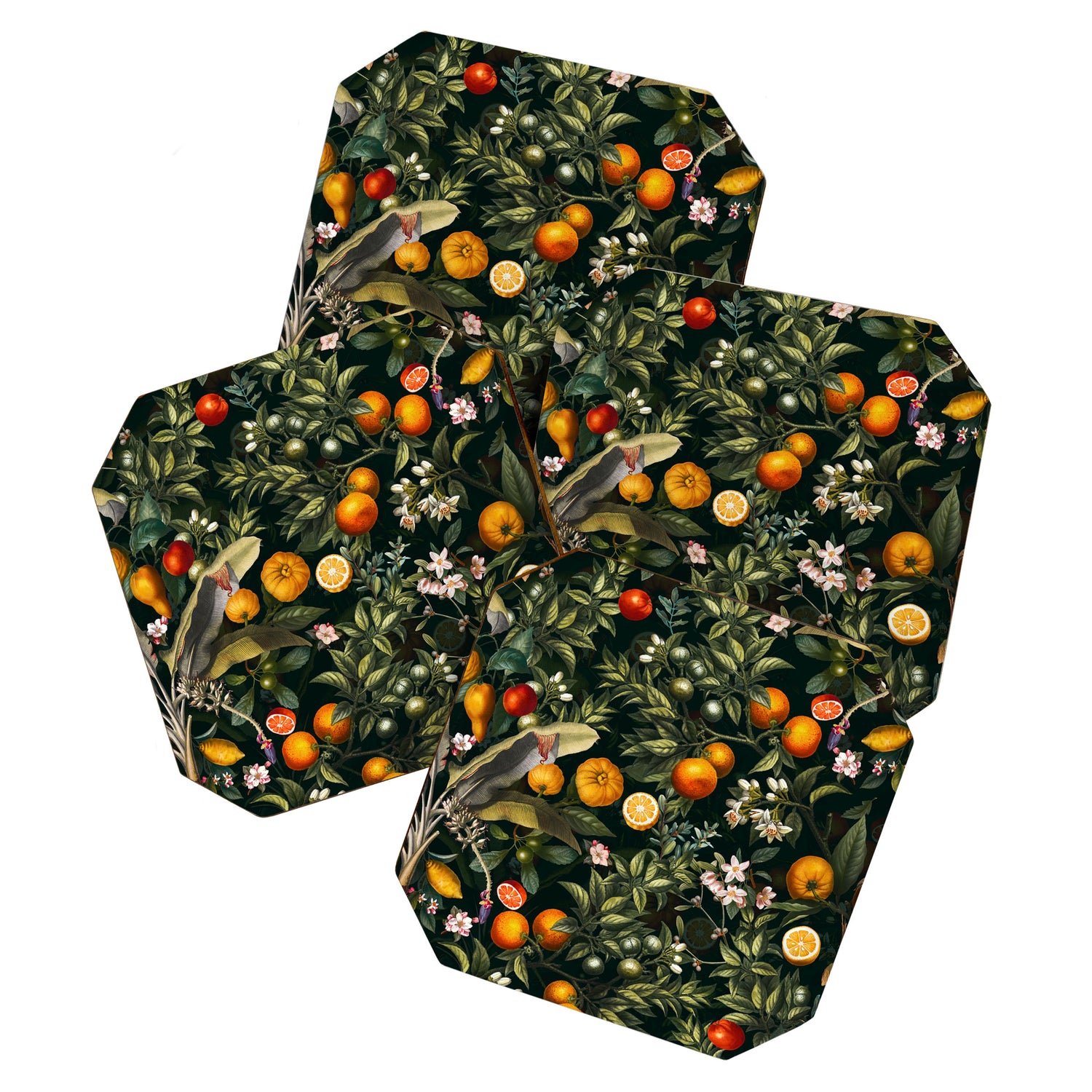 Vintage Fruit Pattern XXII Coaster Gallery Image 1