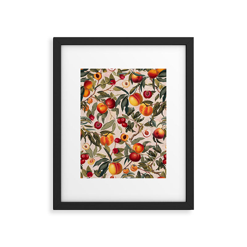 Vintage Fruit Pattern XXIII Framed Art Print Gallery Image 5