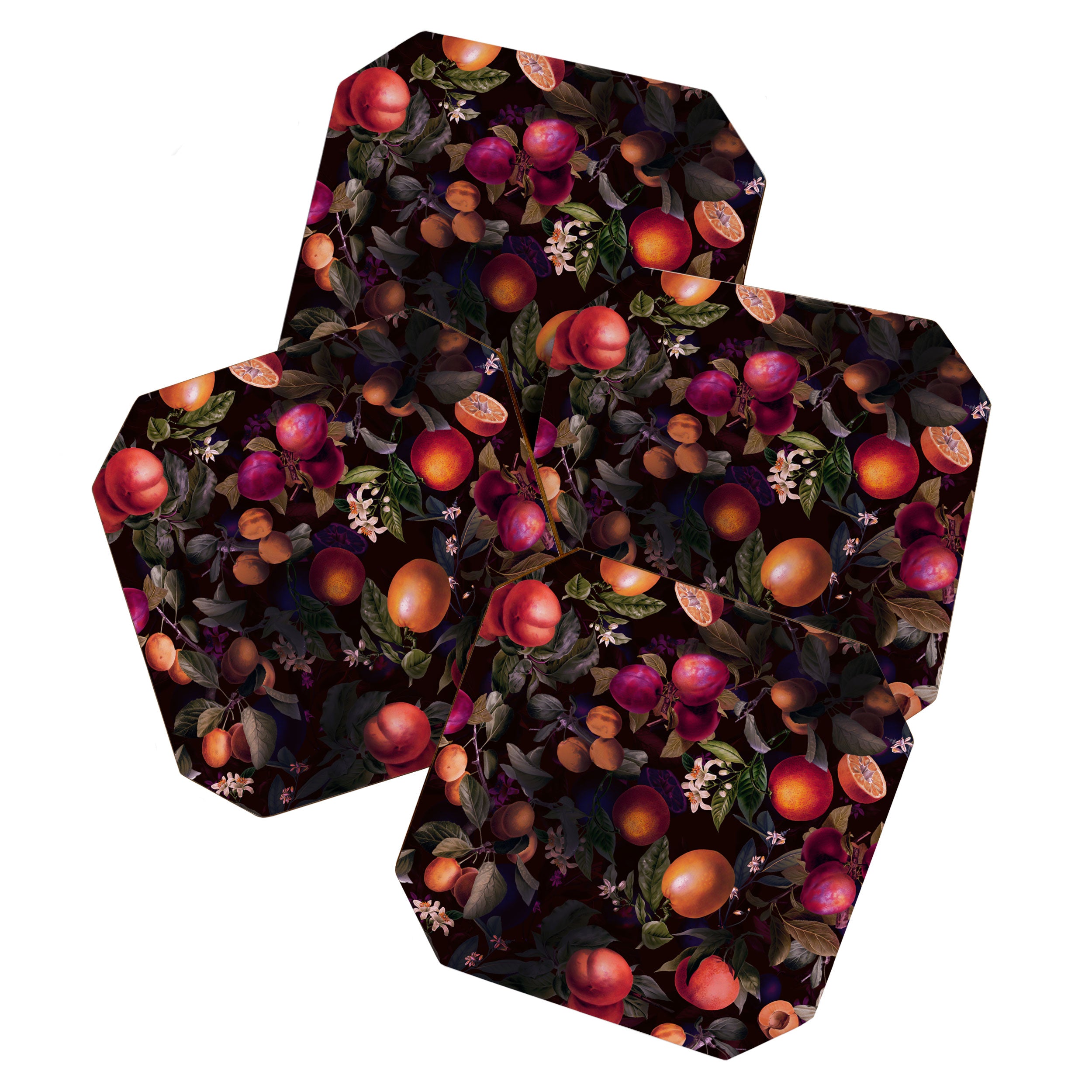 Vintage Fruit Pattern XXIV Coaster Gallery Image 1