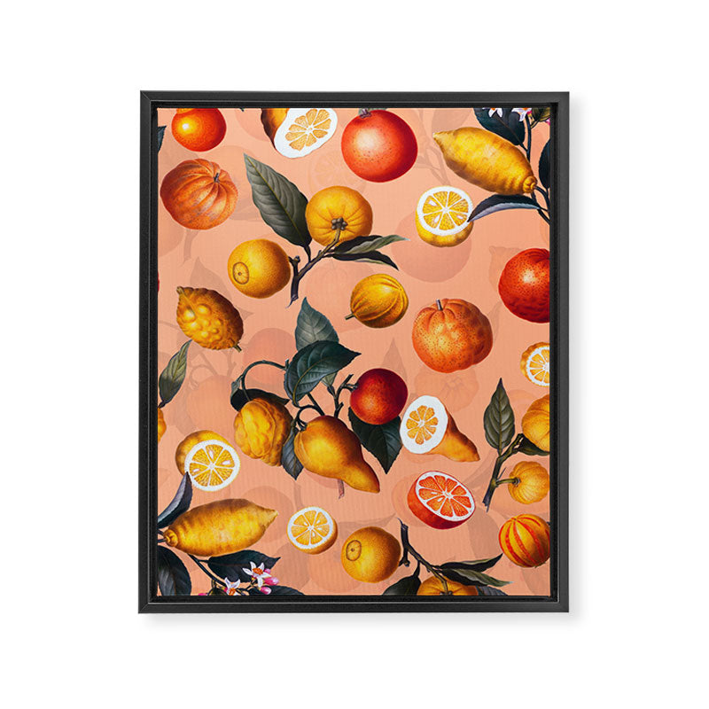 Vintage Fruit Pattern XXV Framed Canvas Print Gallery Image 6