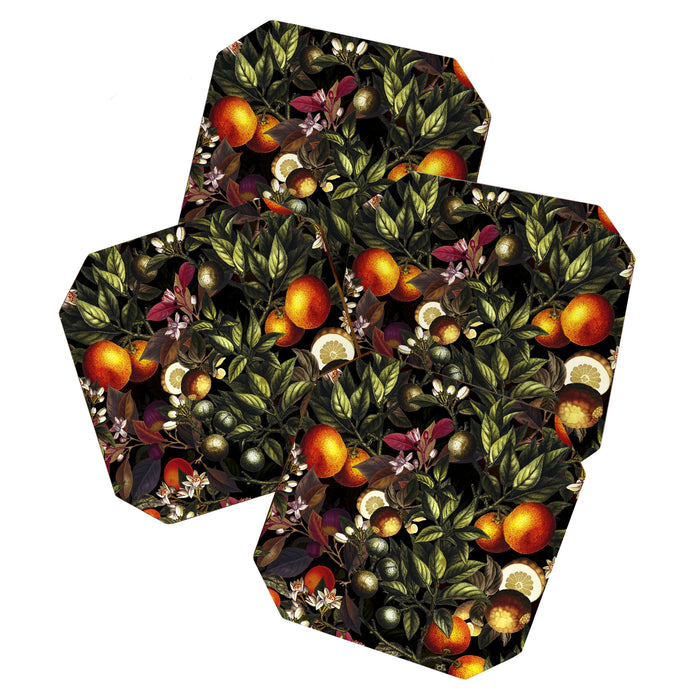 Vintage Fruit Pattern XXVII Coaster Gallery Image 1