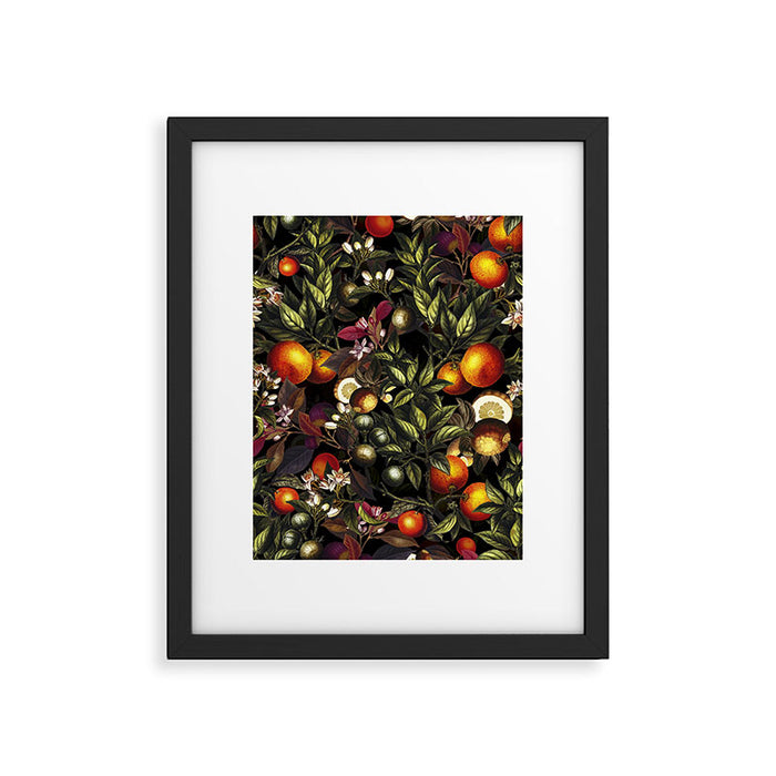 Vintage Fruit Pattern XXVII Framed Art Print Gallery Image 1