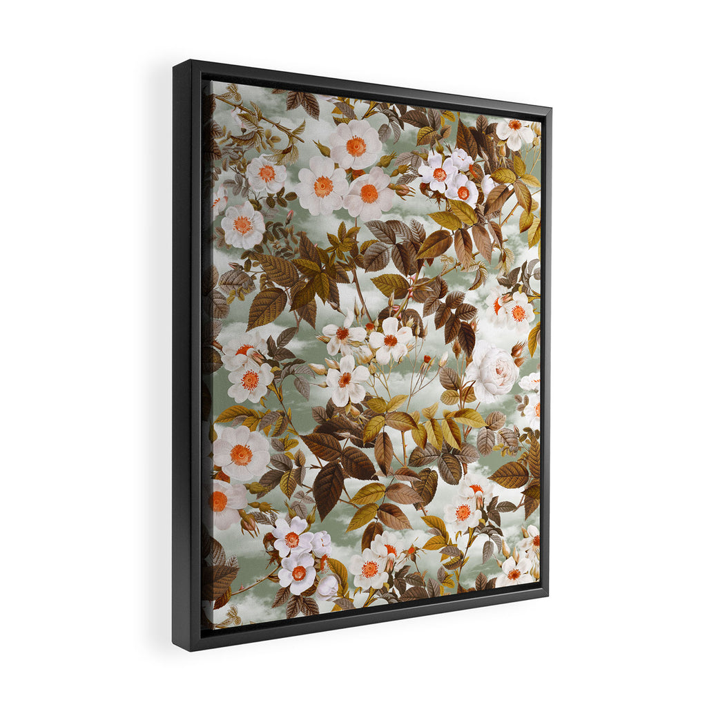 Vintage Garden XIV Framed Canvas Print Gallery Image 2