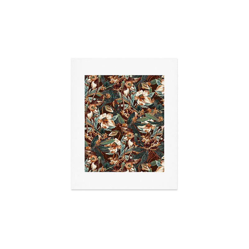 Vintage Night Garden Art Print Gallery Image 1