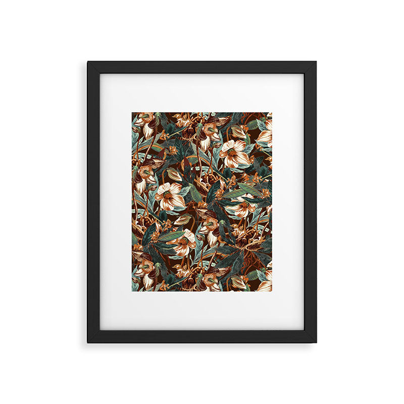 Vintage Night Garden Framed Art Print Gallery Image 6