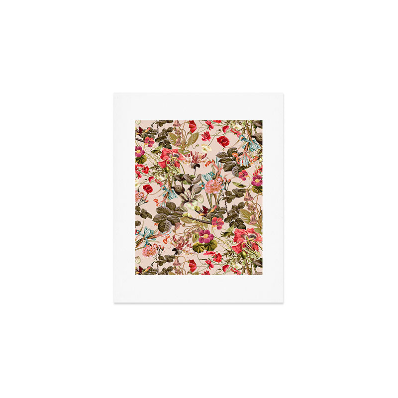 Vintage Summer Garden Art Print Gallery Image 1
