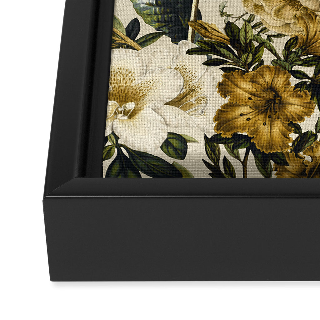 Warm Winter Garden Framed Canvas Print Gallery Image 3
