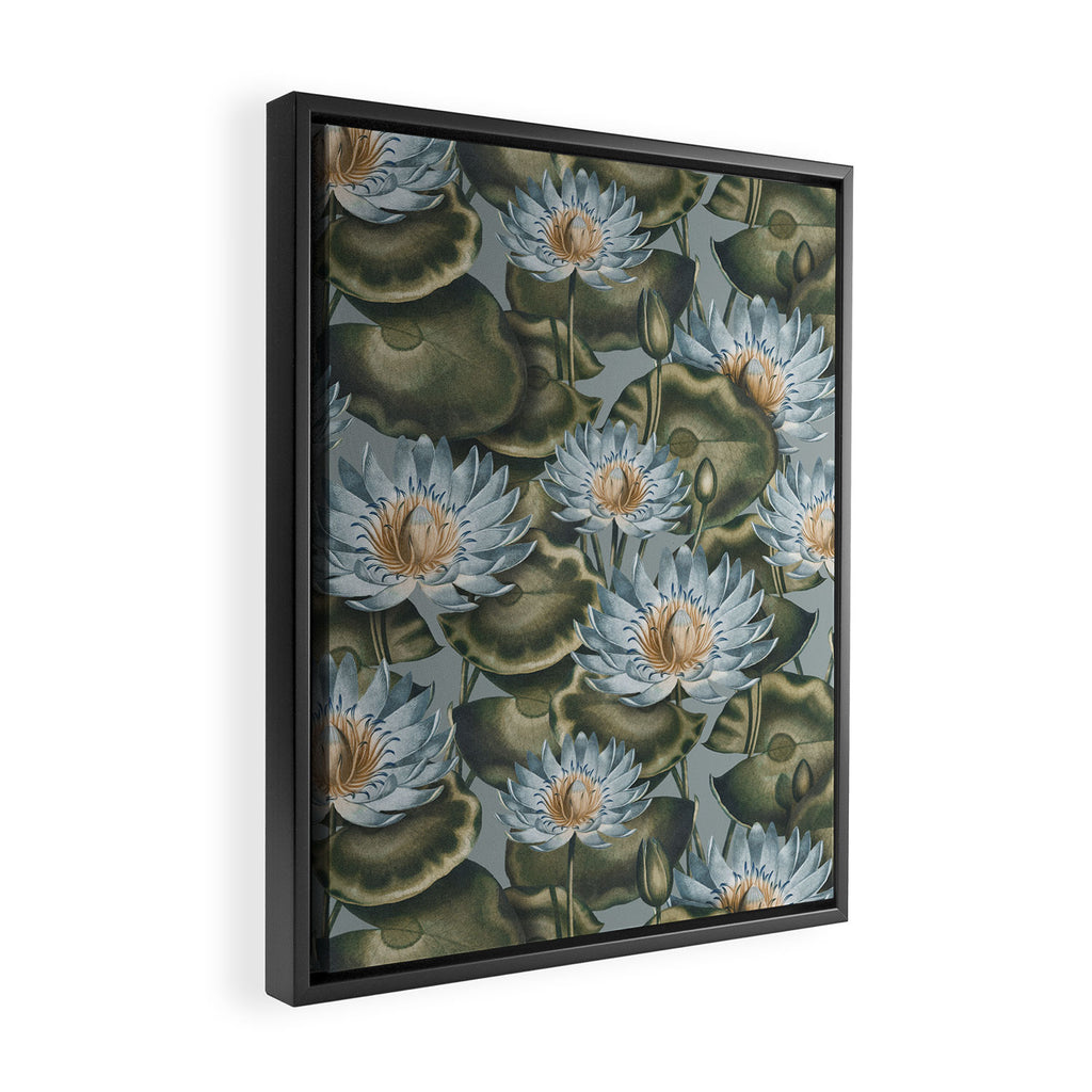 Water Lily (NYMPHAEA) Framed Canvas Print Gallery Image 2