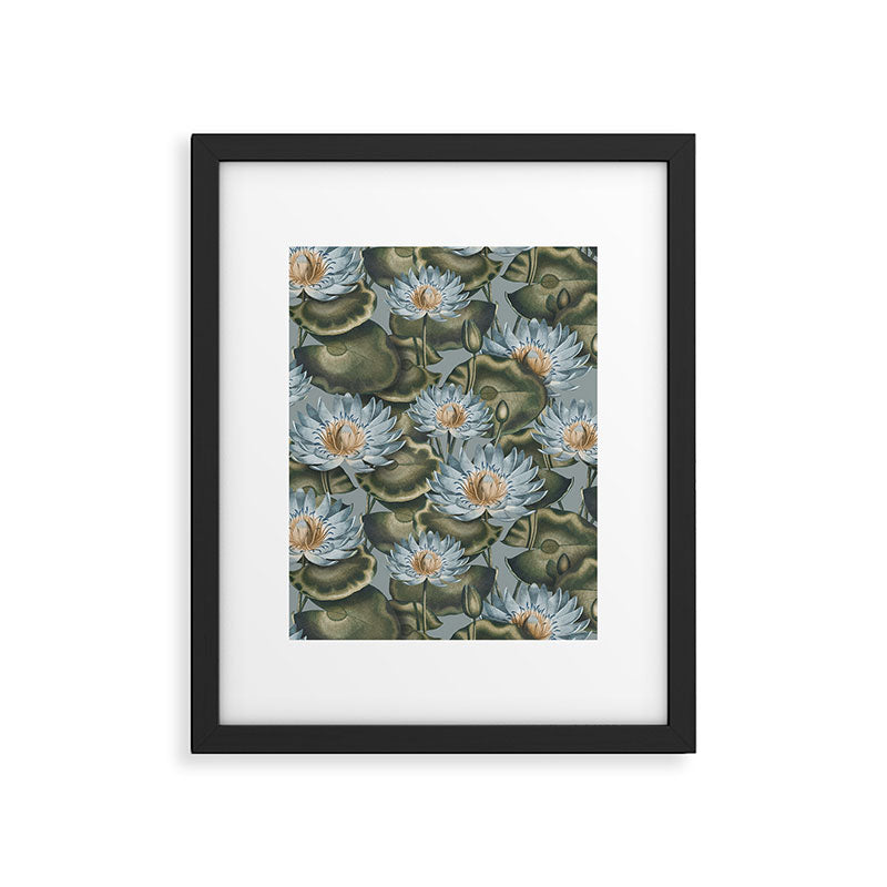 Water Lily (NYMPHAEA) Framed Art Print Gallery Image 6