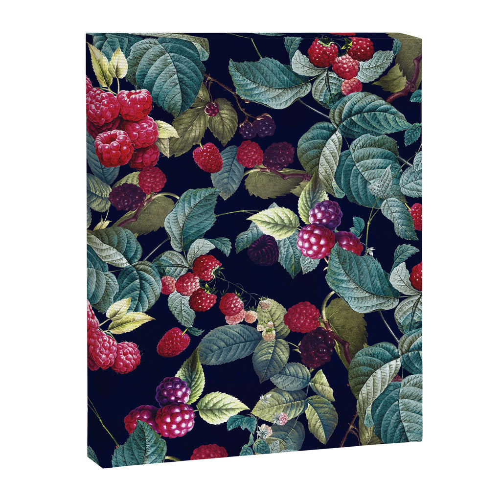 Wild Blackberry - Night  Canvas Print Gallery Image 6