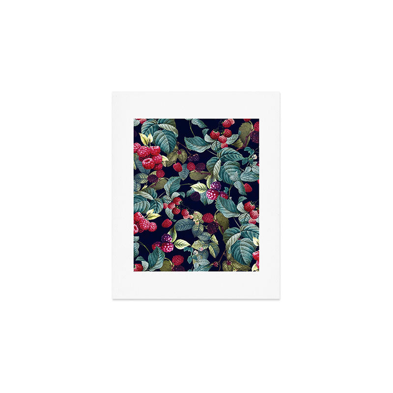 Wild Blackberry - Night  Art Print Gallery Image 1