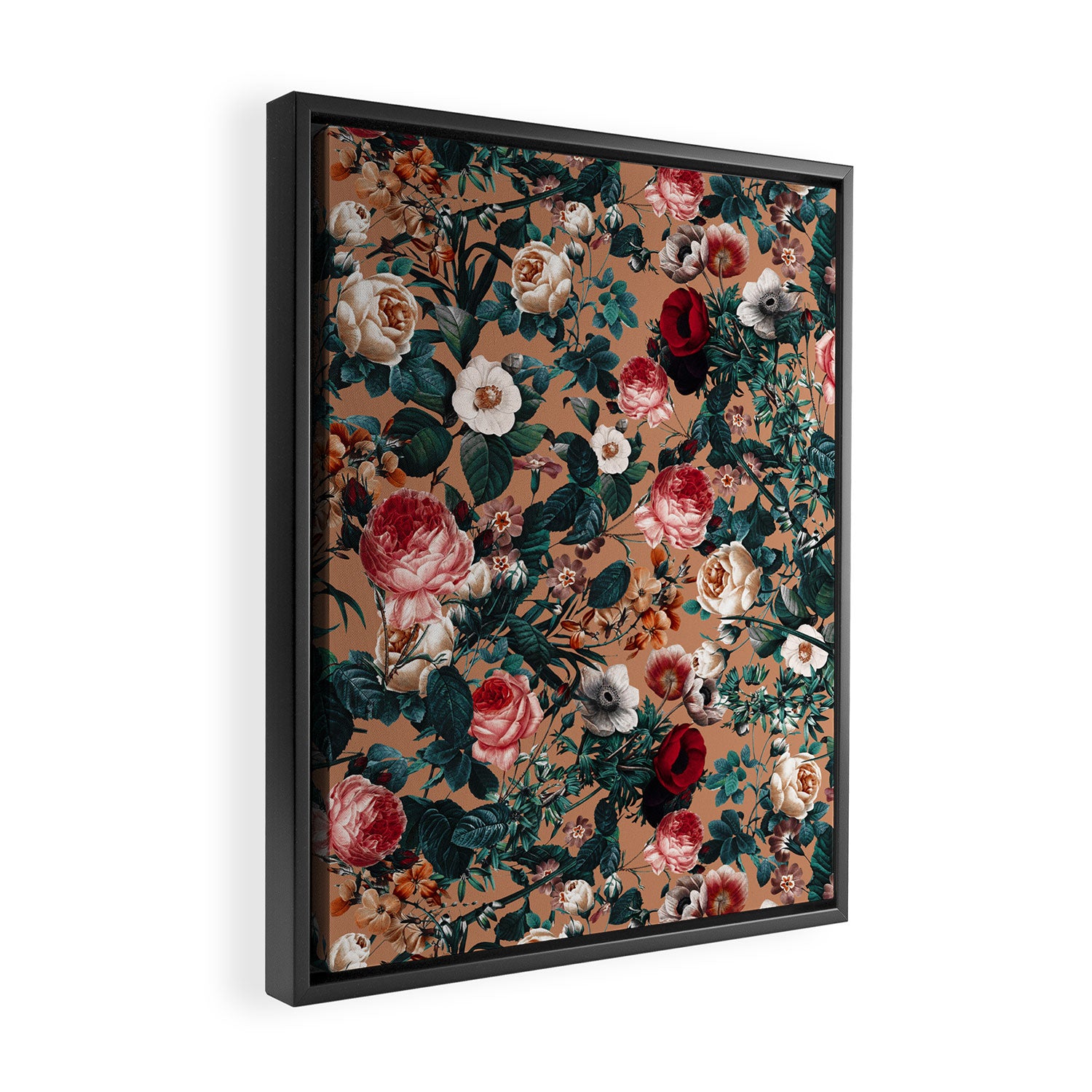 Winter Botanical Garden Framed Canvas Print Gallery Image 2