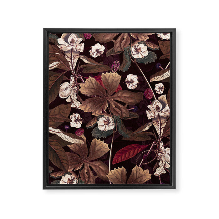 Winter Botanical Garden II Framed Canvas Print Gallery Image 1