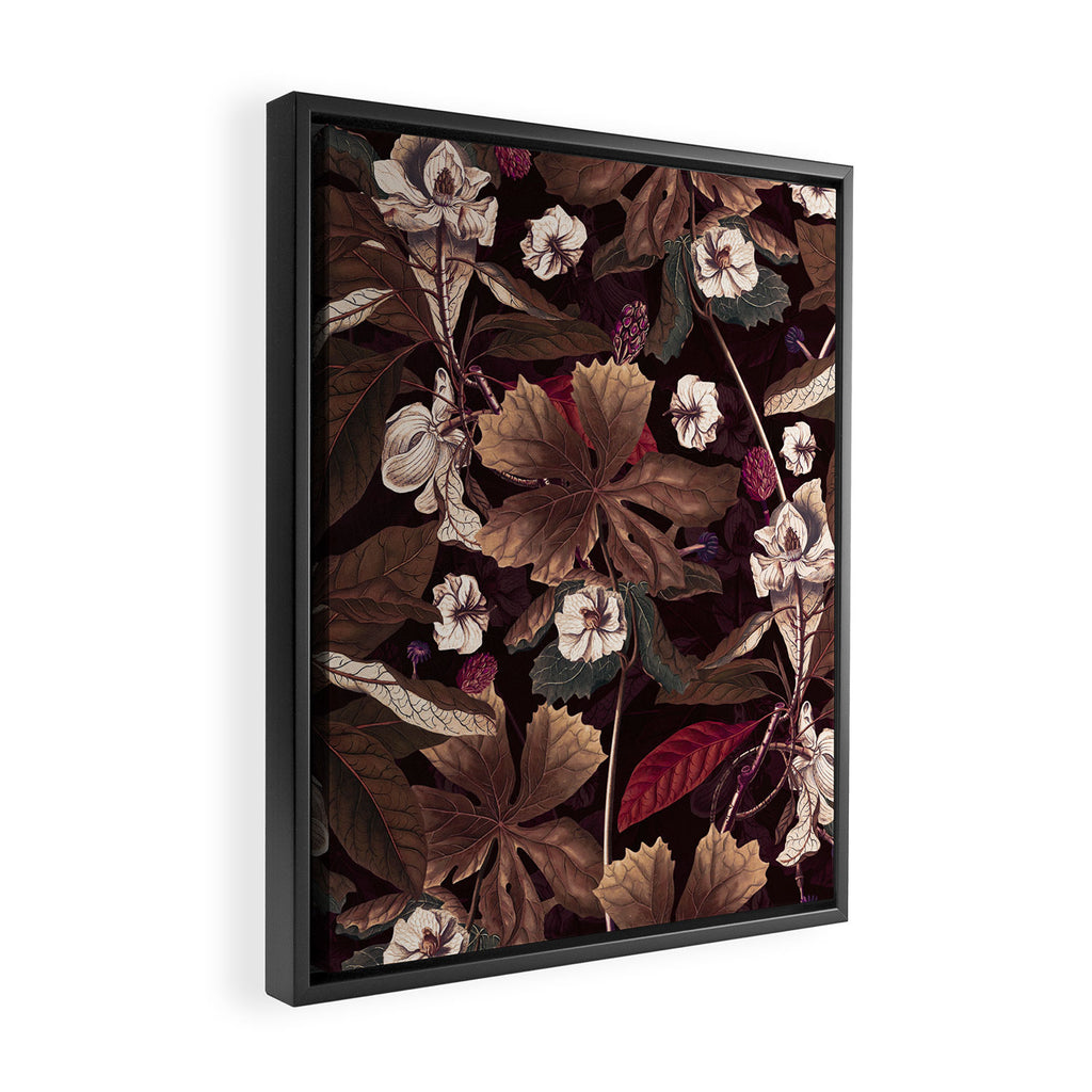 Winter Botanical Garden II Framed Canvas Print Gallery Image 2