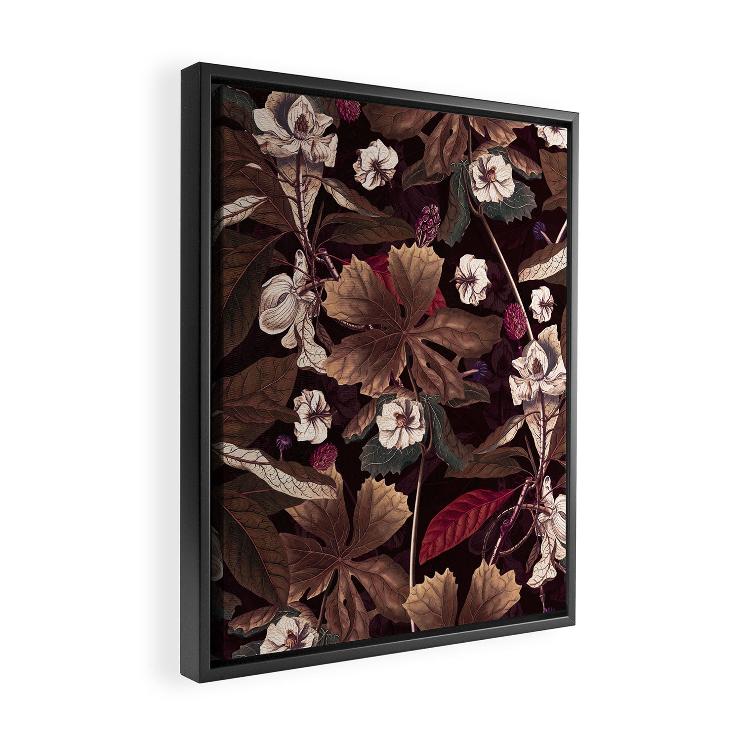 Winter Botanical Garden II Framed Canvas Print Gallery Image 2