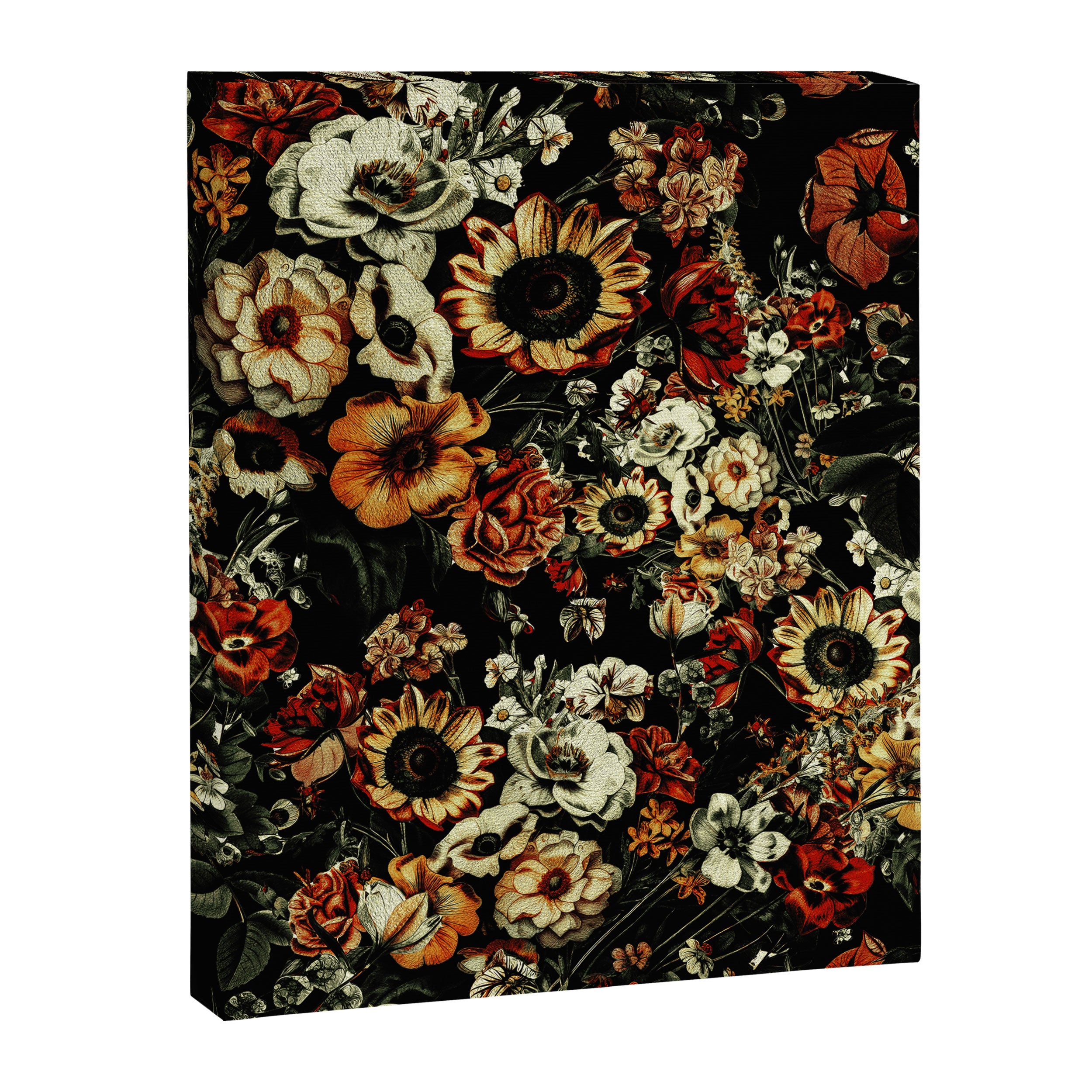 Winter Night Garden Canvas Print Gallery Image 6