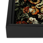 Winter Night Garden Framed Canvas Print Gallery Image 3