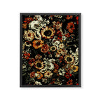 Winter Night Garden Framed Canvas Print Gallery Image 6
