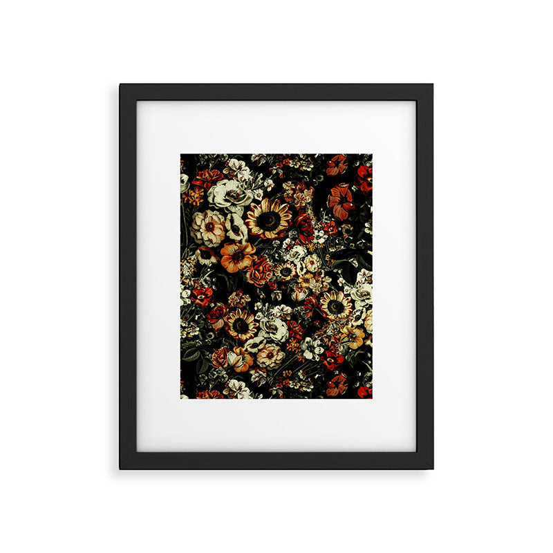 Winter Night Garden Framed Art Print Gallery Image 5