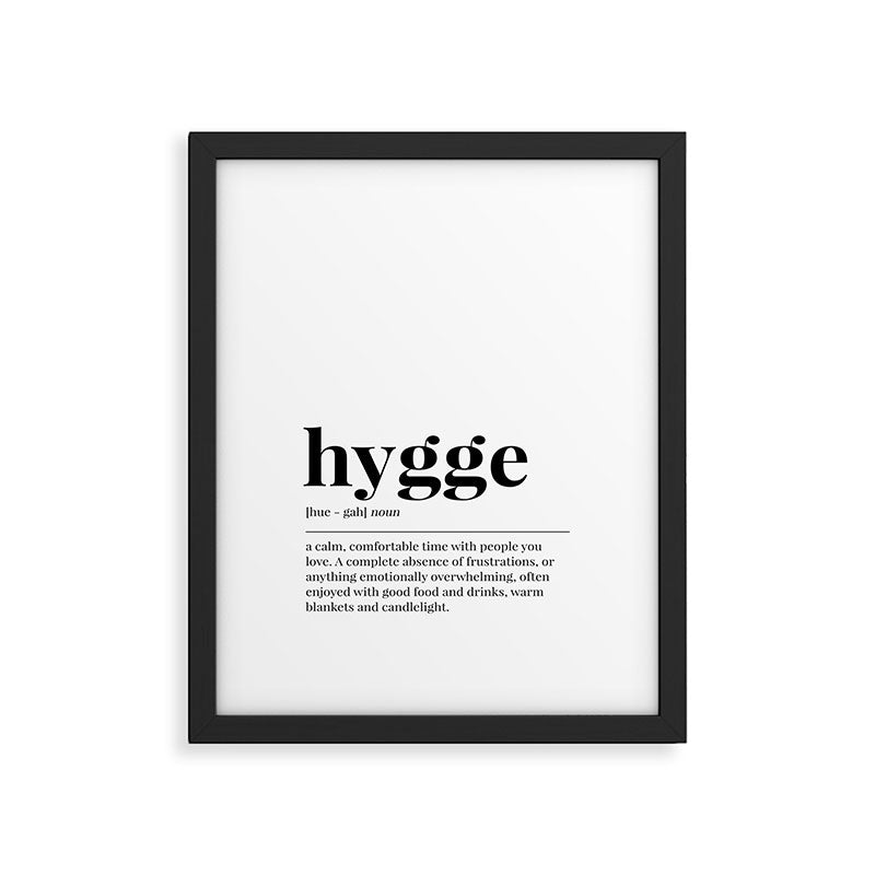Hygge Framed Art Print Gallery Image 5