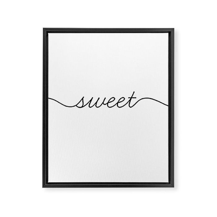 sweet dreams (1 of 2) Framed Canvas Print Gallery Image 1