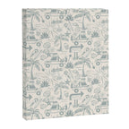 Baja - faded blue Canvas Print Gallery Image 8