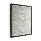 Baja - faded blue Framed Canvas Print Gallery Image 2